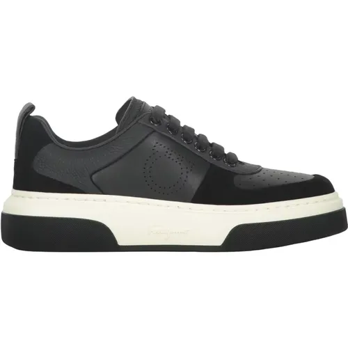 Sneakers, female, , Size: 6 1/2 US Cassina Low-Top Sneakers - Ferragamo - Modalova