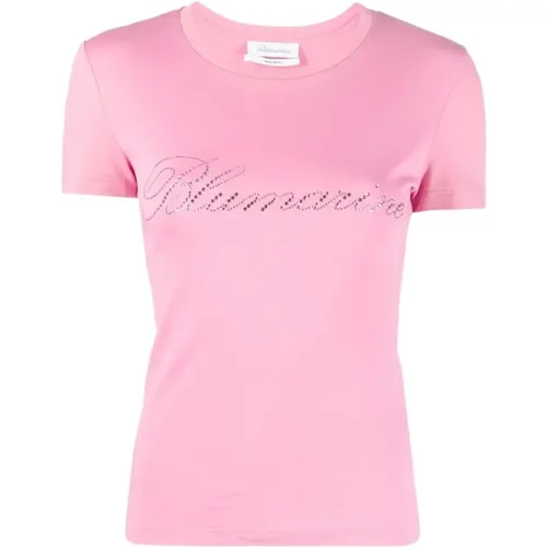 T-Shirts , Damen, Größe: L - Blumarine - Modalova