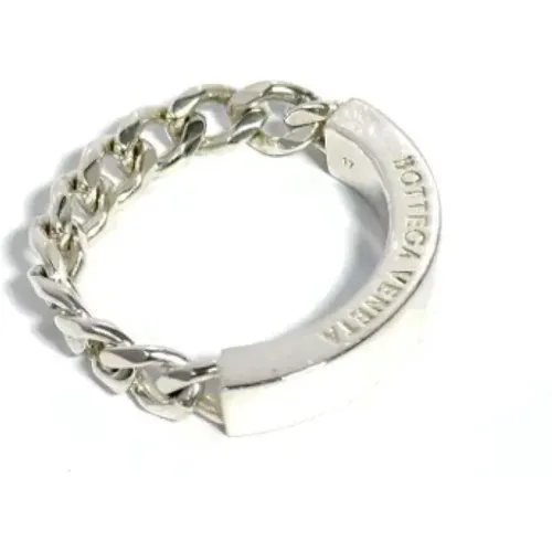 Pre-owned Jewellery, female, , Size: ONE SIZE Pre-owned Silver rings - Bottega Veneta Vintage - Modalova