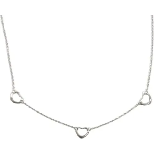 Pre-owned Silver necklaces , female, Sizes: ONE SIZE - Tiffany & Co. Pre-owned - Modalova