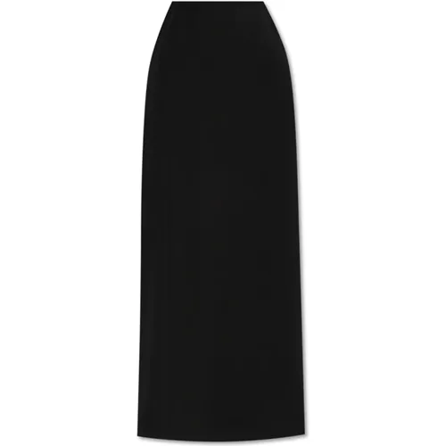 Maxi Skirts, female, , Size: 2XS Skirt with Back Slit - Balenciaga - Modalova