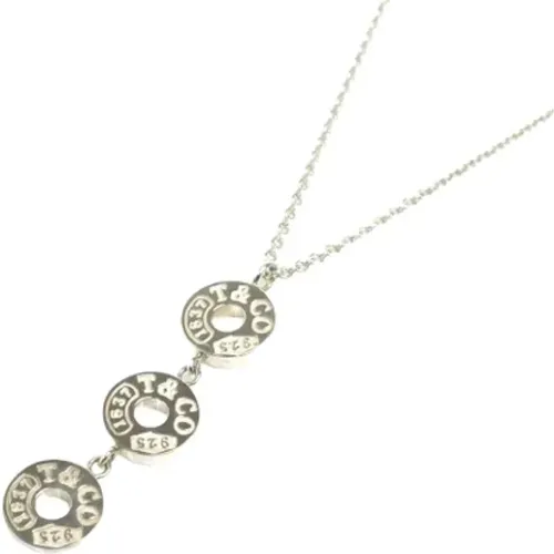 Pre-owned Jewellery, female, , Size: ONE SIZE Pre-owned Silver necklaces - Tiffany & Co. Pre-owned - Modalova