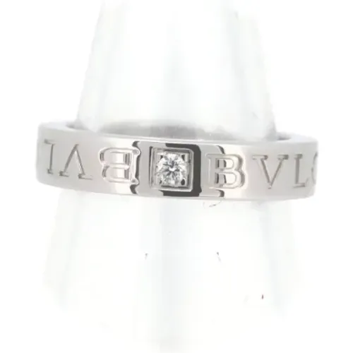 Pre-owned Metal rings , female, Sizes: ONE SIZE - Bvlgari Vintage - Modalova