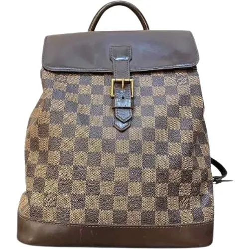 Pre-owned Backpacks, female, , Size: ONE SIZE Pre-owned Canvas Backpack - Louis Vuitton Vintage - Modalova