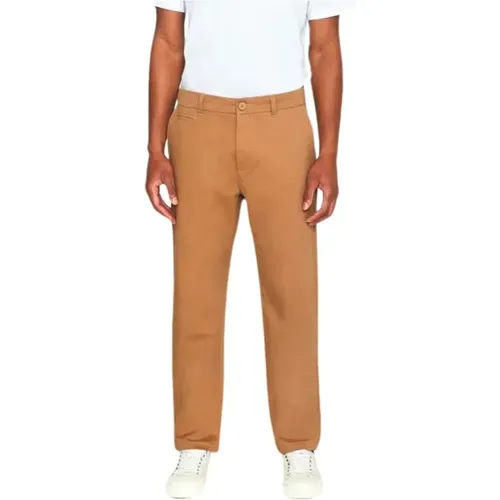 Chinos, male, , Size: W29 Regular Beige Chino Shorts - Knowledge Cotton Apparel - Modalova