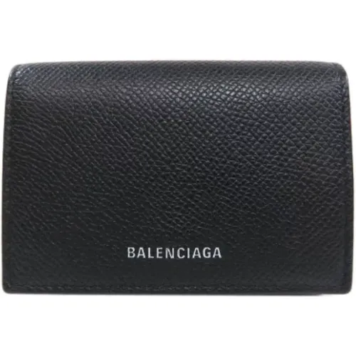 Pre-owned Leather wallets , female, Sizes: ONE SIZE - Balenciaga Vintage - Modalova