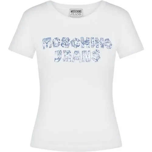 Stylish T-shirt , female, Sizes: M, S, L - Moschino - Modalova