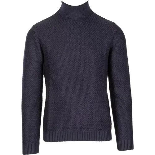 Turtlenecks, male, , Size: M Merino Knit Sweater - Daniele Fiesoli - Modalova