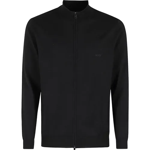 Woll Full Zip Pullover Hugo Boss - Hugo Boss - Modalova