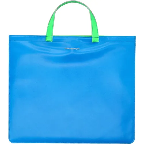 Blau Orange Fluoreszierende Tote Tasche - Comme des Garçons - Modalova