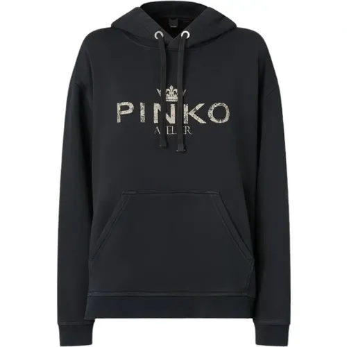 Stylischer Sweatshirt für Frauen , Damen, Größe: M - pinko - Modalova