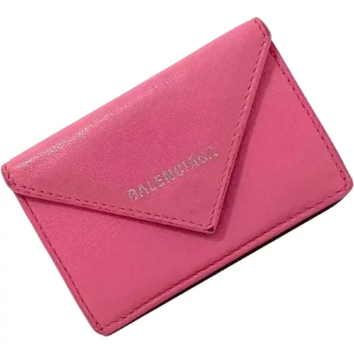 Pre-owned Wallets, female, , Size: ONE SIZE Pre-owned Leather wallets - Balenciaga Vintage - Modalova