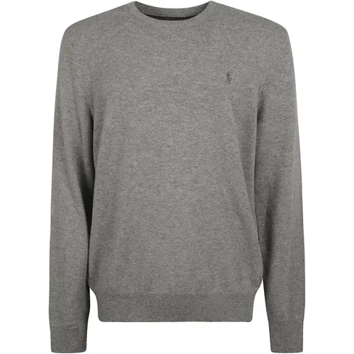 Grauer Sweatshirt mit Polo Pony Motif , Herren, Größe: XL - Ralph Lauren - Modalova