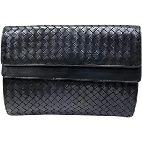 Pre-owned Clutches, female, , Size: ONE SIZE Pre-owned Leather clutches - Bottega Veneta Vintage - Modalova