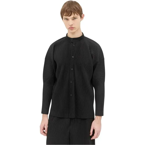 Gefaltete Hemdkragenbluse , Herren, Größe: XL - Issey Miyake - Modalova