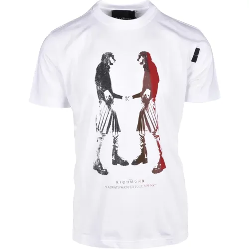 Baumwoll T-shirt , Herren, Größe: M - John Richmond - Modalova