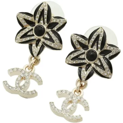 Pre-owned Jewellery, female, , Size: ONE SIZE Pre-owned Metal earrings - Chanel Vintage - Modalova