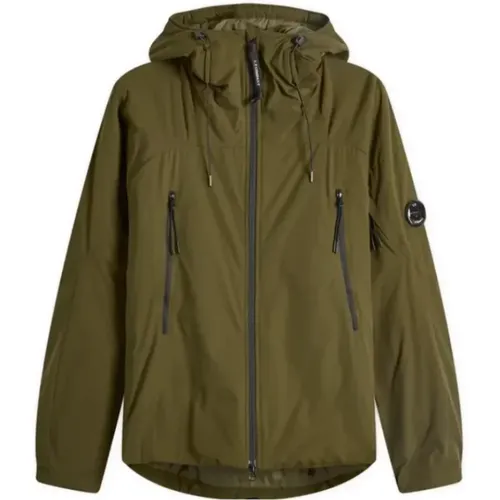 Grüne Pro-Tek Full Zip Jacke , Herren, Größe: XL - C.P. Company - Modalova