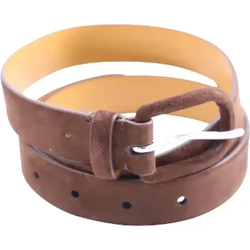 Pre-owned Belts, female, , Size: ONE SIZE Pre-owned Suede Belt - Ralph Lauren Pre-owned - Modalova