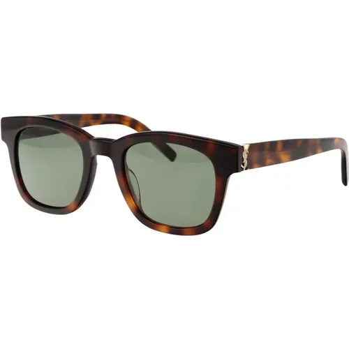 Stylische Sonnenbrille SL M124 , Damen, Größe: 49 MM - Saint Laurent - Modalova