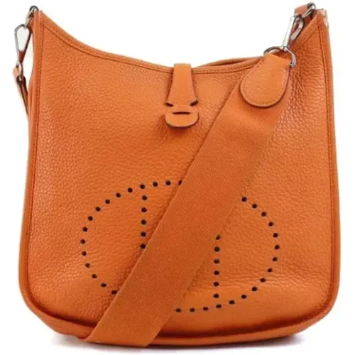 Pre-owned Cross Body Bags, female, , Size: ONE SIZE Pre-owned Leather shoulder-bags - Hermès Vintage - Modalova