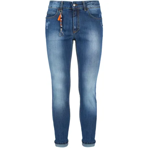 Herren Slim Fit Denim Jeans , Herren, Größe: W29 - YES ZEE - Modalova