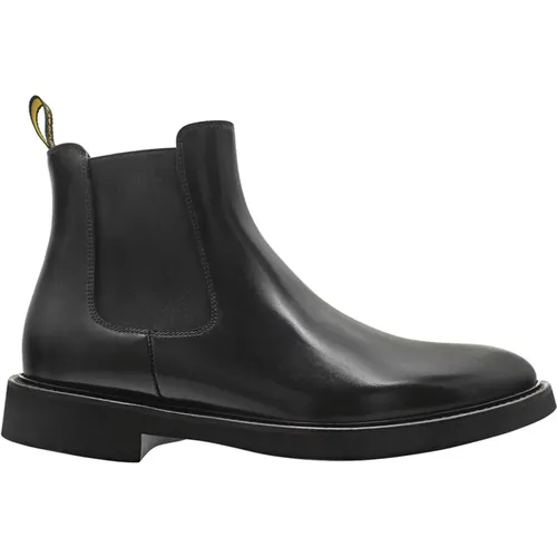 Leather Ankle Boots Beatles Style , male, Sizes: 10 UK, 8 1/2 UK, 11 UK, 6 UK, 7 1/2 UK, 9 UK, 8 UK - Doucal's - Modalova