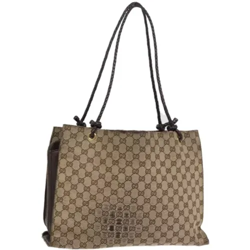 Pre-owned Canvas gucci-bags , female, Sizes: ONE SIZE - Gucci Vintage - Modalova