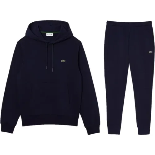 Training Sets, male, , Size: S Hooded Tracksuit Men Dark - Lacoste - Modalova