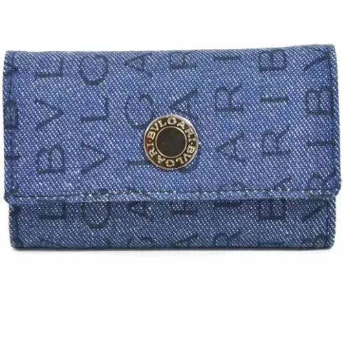 Pre-owned Accessories, unisex, , Size: ONE SIZE Pre-owned Canvas wallets - Bvlgari Vintage - Modalova