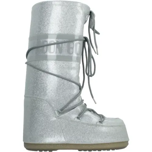 Glitter Icon Winterstiefel , Damen, Größe: 35 EU - moon boot - Modalova