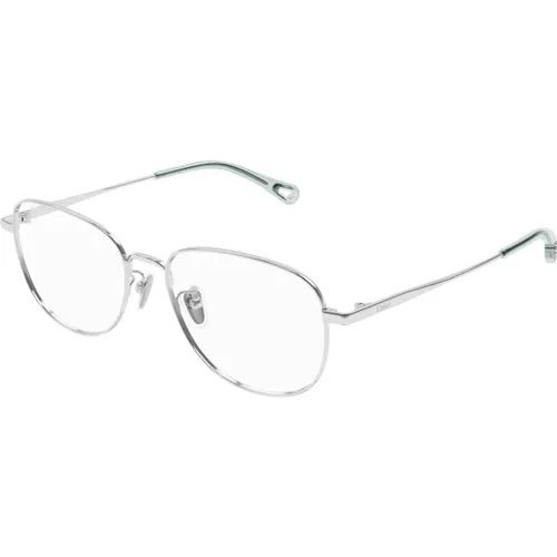 Glasses, unisex, , Size: 53 MM Silver Eyewear Frames - Chloé - Modalova