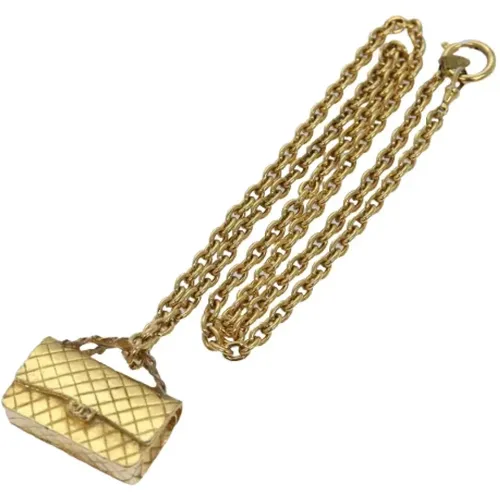 Pre-owned Jewellery, female, , Size: ONE SIZE Pre-owned Metal necklaces - Chanel Vintage - Modalova