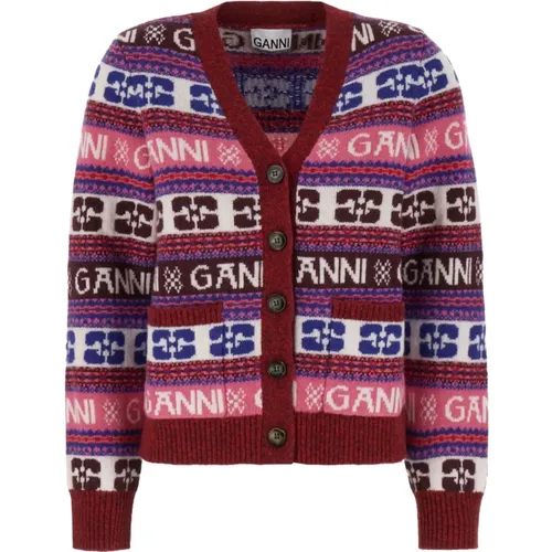 Cardigans , Damen, Größe: XS - Ganni - Modalova