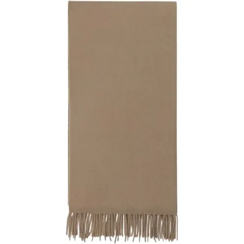 Winter Scarves, male, , Size: ONE SIZE Camel Knit Scarf - Samsøe Samsøe - Modalova