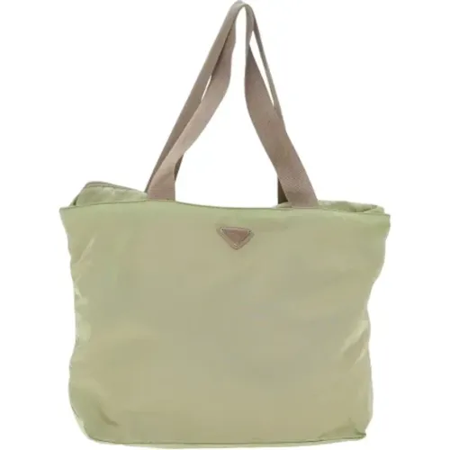 Pre-owned Tote Bags, female, , Size: ONE SIZE Pre-owned Canvas prada-bags - Prada Vintage - Modalova