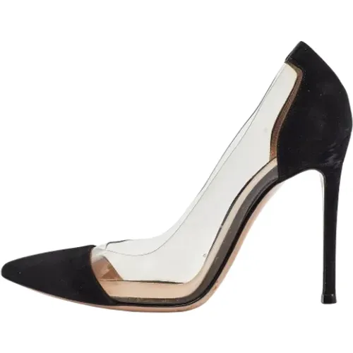 Pre-owned Pumps, female, , Size: 8 US Pre-owned Suede heels - Gianvito Rossi Pre-owned - Modalova