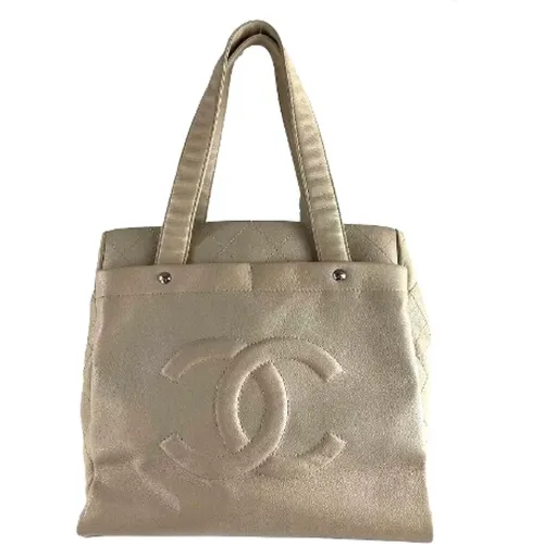 Pre-owned Leather totes , female, Sizes: ONE SIZE - Chanel Vintage - Modalova