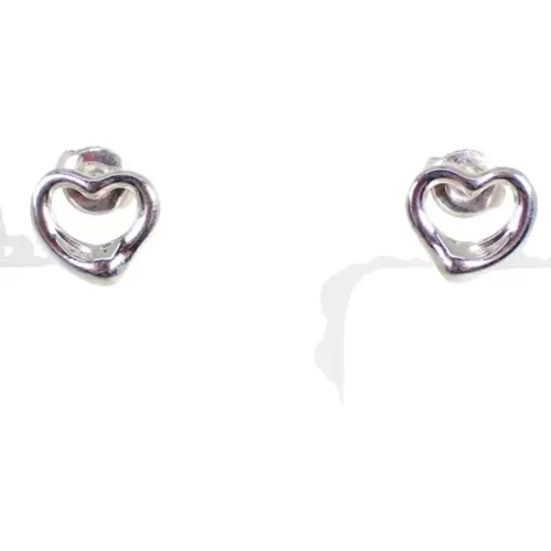 Pre-owned Jewellery, female, , Size: ONE SIZE Pre-owned Silver earrings - Tiffany & Co. Pre-owned - Modalova