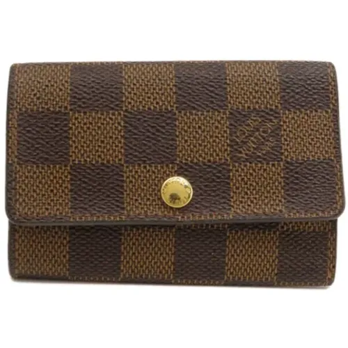 Gebrauchte braune Leinwand Louis Vuitton Brieftasche - Louis Vuitton Vintage - Modalova