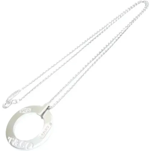 Pre-owned Jewellery, female, , Size: ONE SIZE Pre-owned Silver necklaces - Tiffany & Co. Pre-owned - Modalova