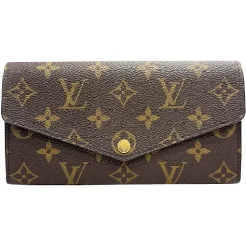 Pre-owned Wallets, female, , Size: ONE SIZE Pre-owned Canvas wallets - Louis Vuitton Vintage - Modalova
