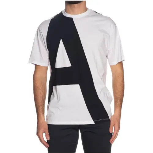 Basic T-Shirt , male, Sizes: L - Armani Exchange - Modalova