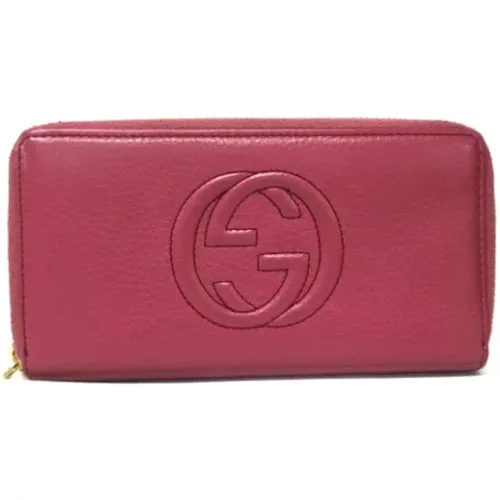 Pre-owned Wallets, female, , Size: ONE SIZE Pre-owned Leather wallets - Gucci Vintage - Modalova