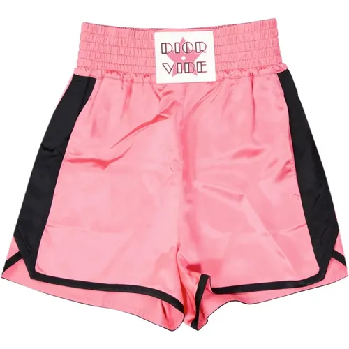 Satin Shorts mit elastischem Bund - Dior - Modalova