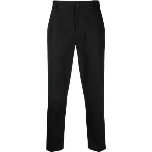 Embroidered Logo Trousers , male, Sizes: XS, 2XS, 3XS - Maison Kitsuné - Modalova