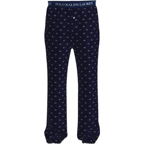 Bequeme Baumwoll-Pyjamahose mit Labelbund - Ralph Lauren - Modalova