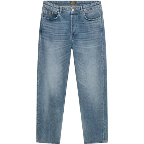 Straight Jeans, male, , Size: W28 L30 Classic Straight Leg Jeans - GAS - Modalova