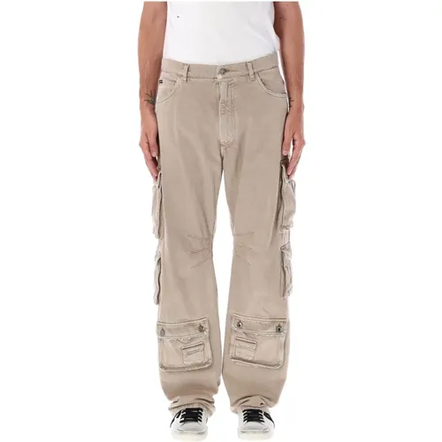 Cargo Denim Pants , male, Sizes: L - Dolce & Gabbana - Modalova