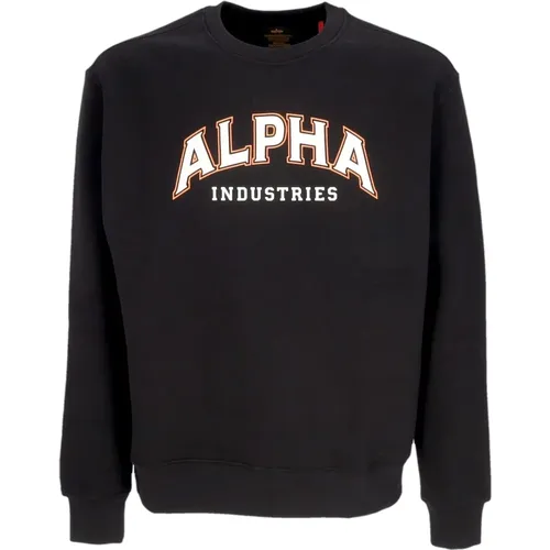 Sweatshirts, male, , Size: XL Crewneck Sweatshirt - alpha industries - Modalova